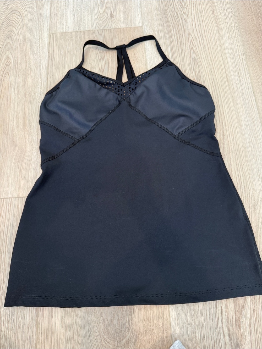 Beyond Yoga Black Racerback Tank Top L
